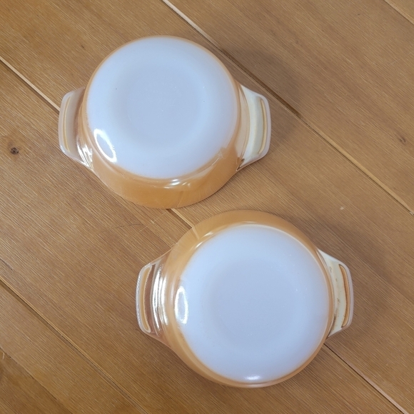 Vintage Peach Luster Anchor Hocking Fire King 12oz Ovenware - Picture 8 of 8